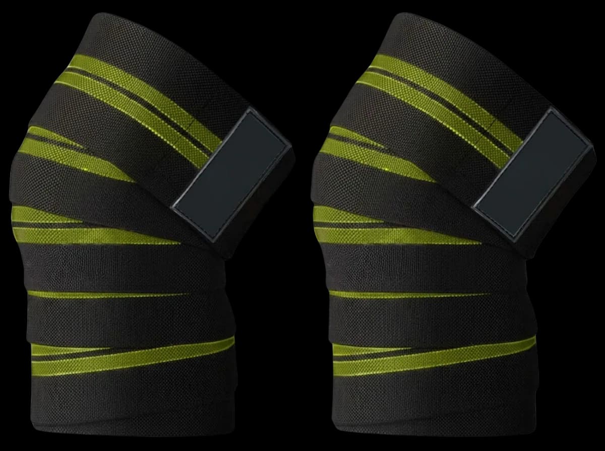 Pro Knee Wrap — Olive Stripe